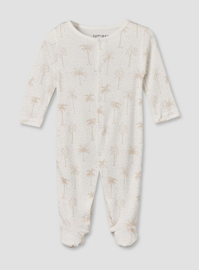 Pack of 3 Juniors Round Neck Long Sleeves Sleepsuit with Button Closure-baby-boys-clothing-nightwear-sleepsuits-image-3