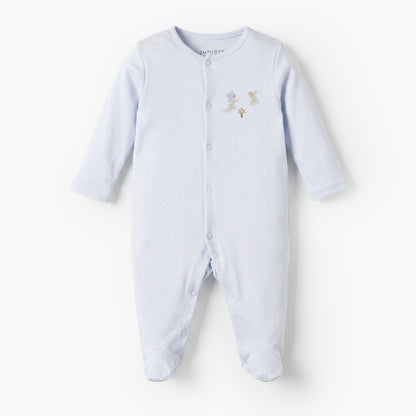 Pack of 5 Juniors Round Neck Long Sleeves Sleepsuits with Fairy Print