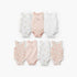 Pack of 7Juniors Bamboo Round Neck Sleeveless Bodysuit with Assorted Print - Pink / 12-18 mths