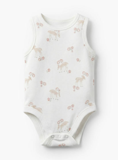 Pack of 7Juniors Bamboo Round Neck Sleeveless Bodysuit with Assorted Print-baby-girls-clothing-bodysuits-image-5