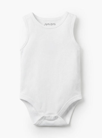 Pack of 7Juniors Bamboo Round Neck Sleeveless Bodysuit with Assorted Print-baby-girls-clothing-bodysuits-image-7