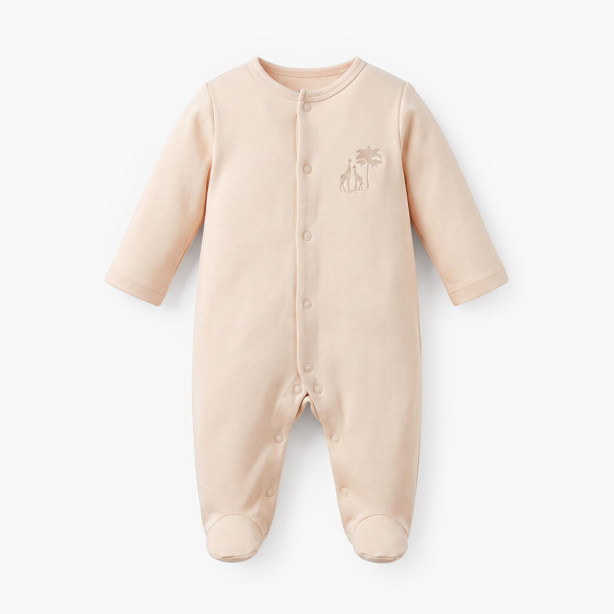 Pack of 5 Juniors Crew Neck Long Sleeves Sleepsuit with Safari Print
