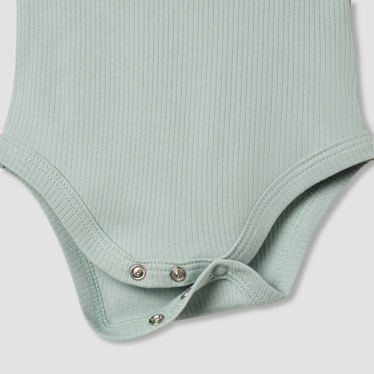 Juniors Round Neck Bodysuit with Snap Button Closure - Short Sleeves - Set of 2