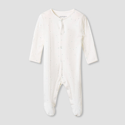 Juniors Round Neck Sleepsuit with Snap Button Closure - Long Sleeves - Set of 2