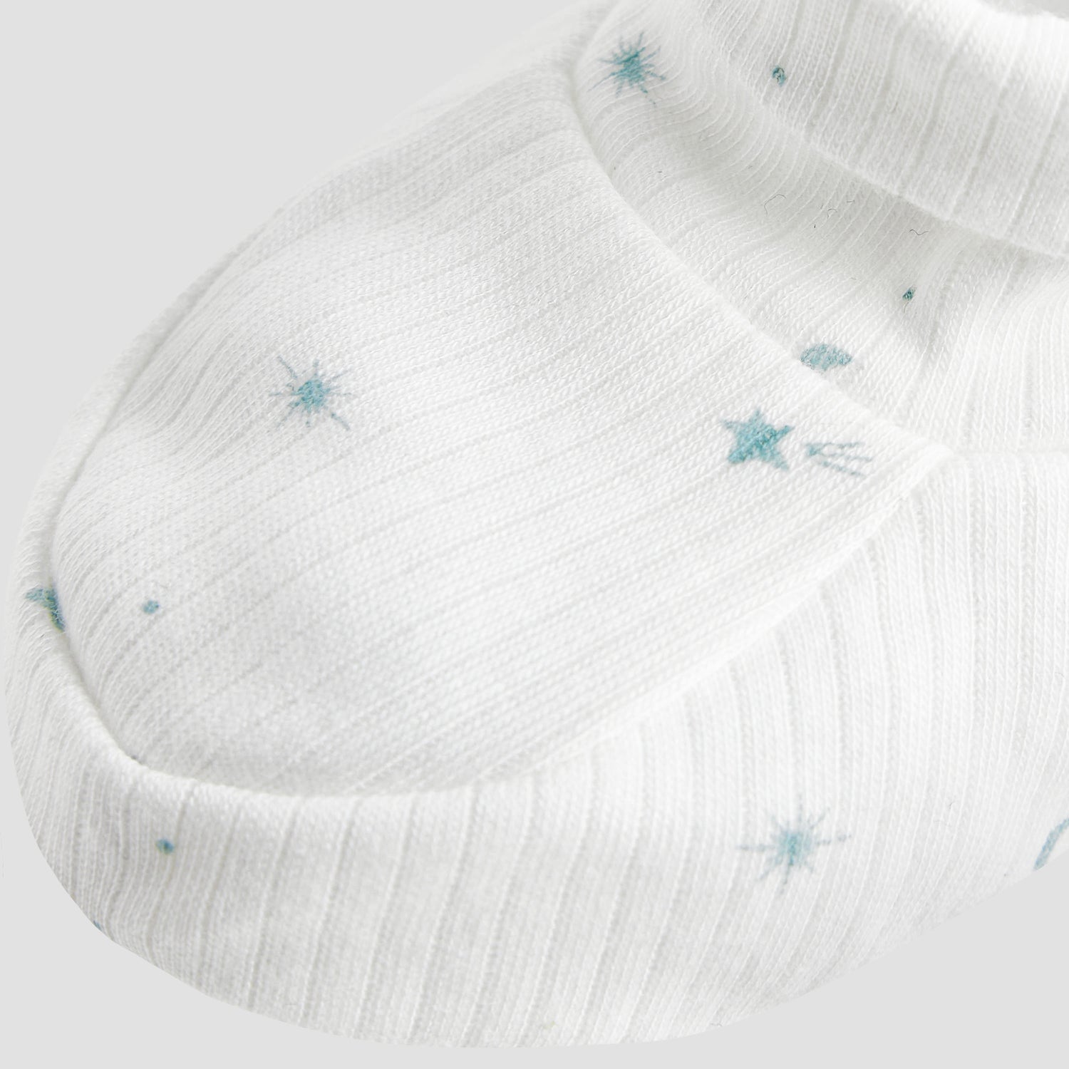 Juniors Boys Booties with Ribbed Texture - Soft Fabric - Set of 2