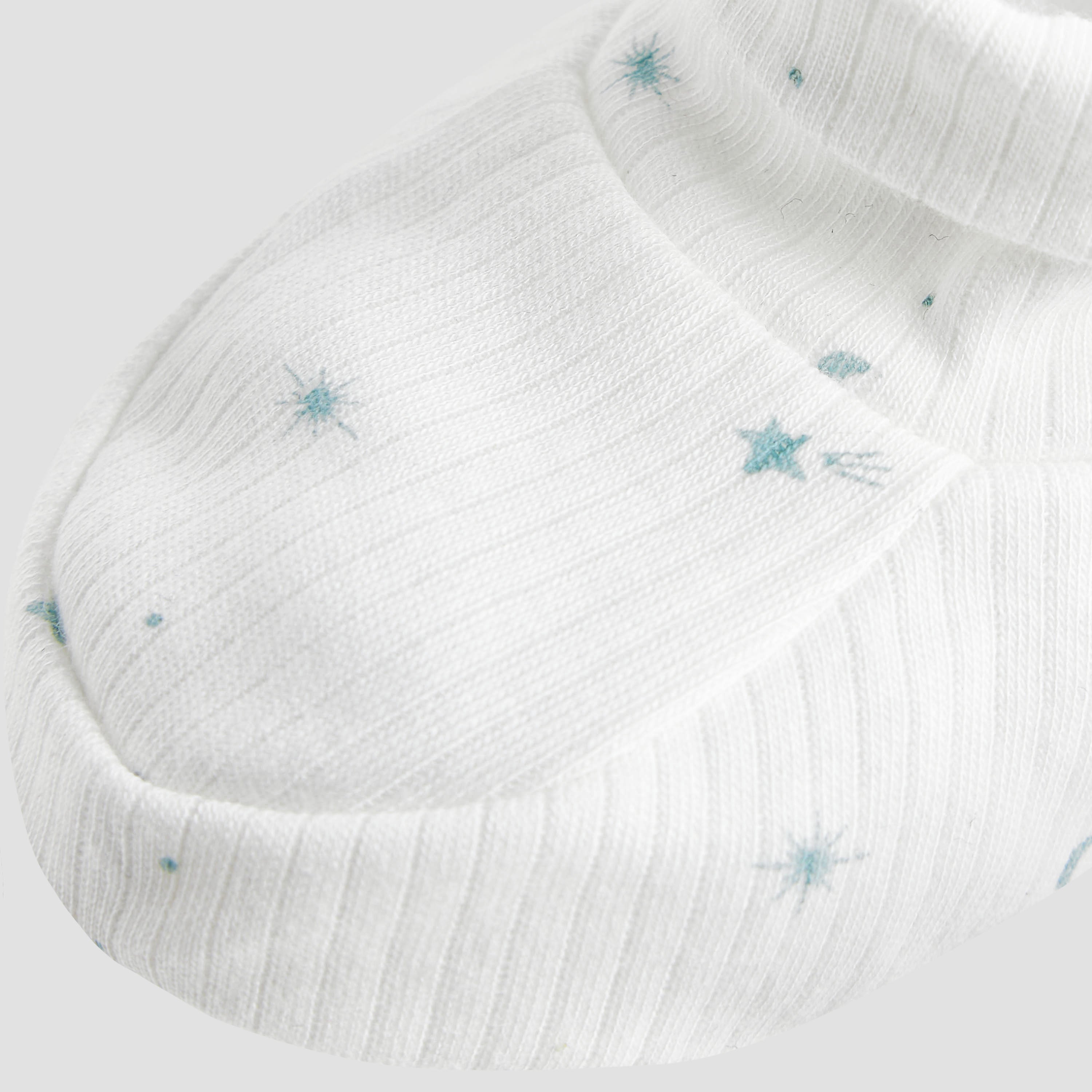 Juniors Boys Booties with Ribbed Texture - Soft Fabric - Set of 2