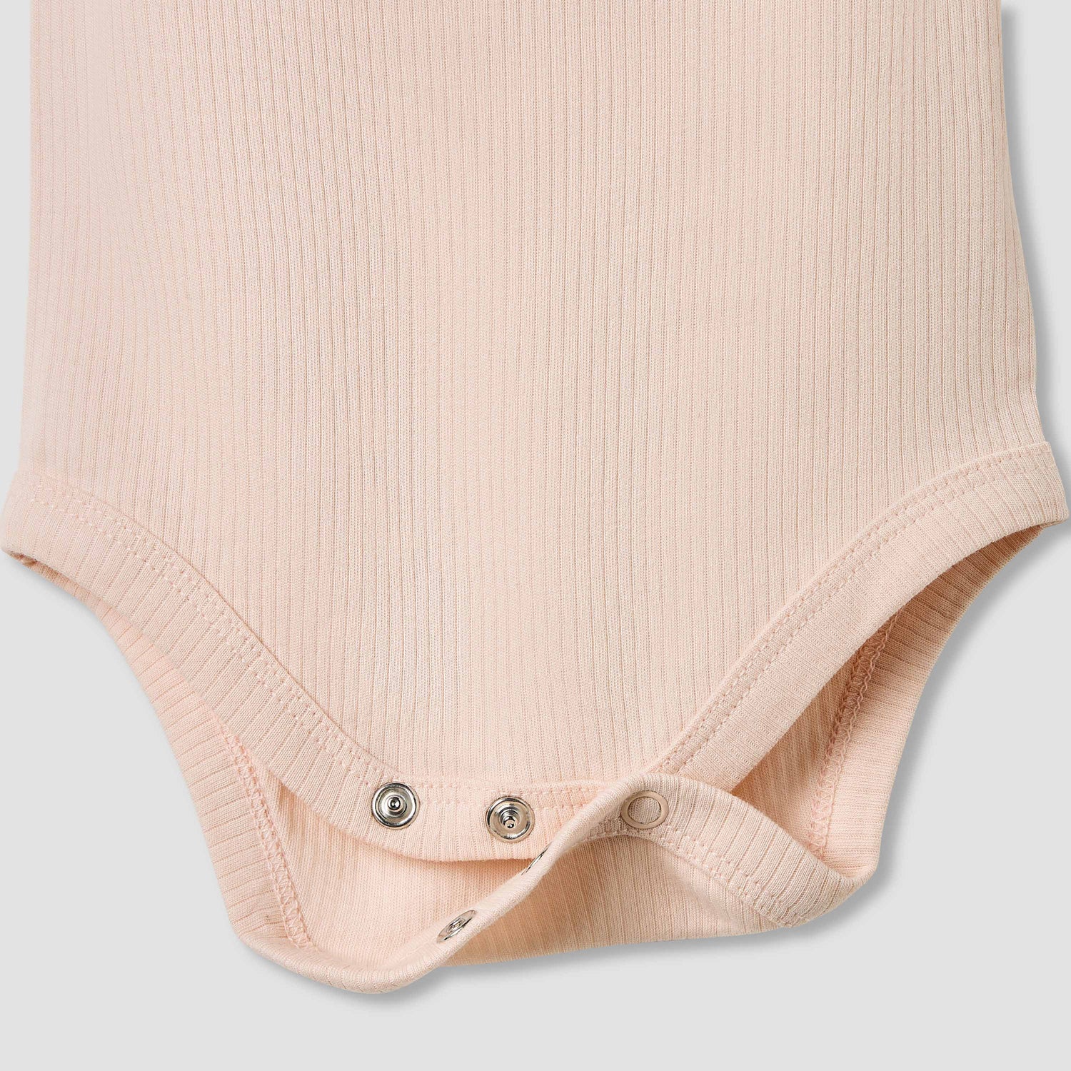 Juniors Round Neck Bodysuit with Snap Button Closure - Short Sleeves - Set of 2