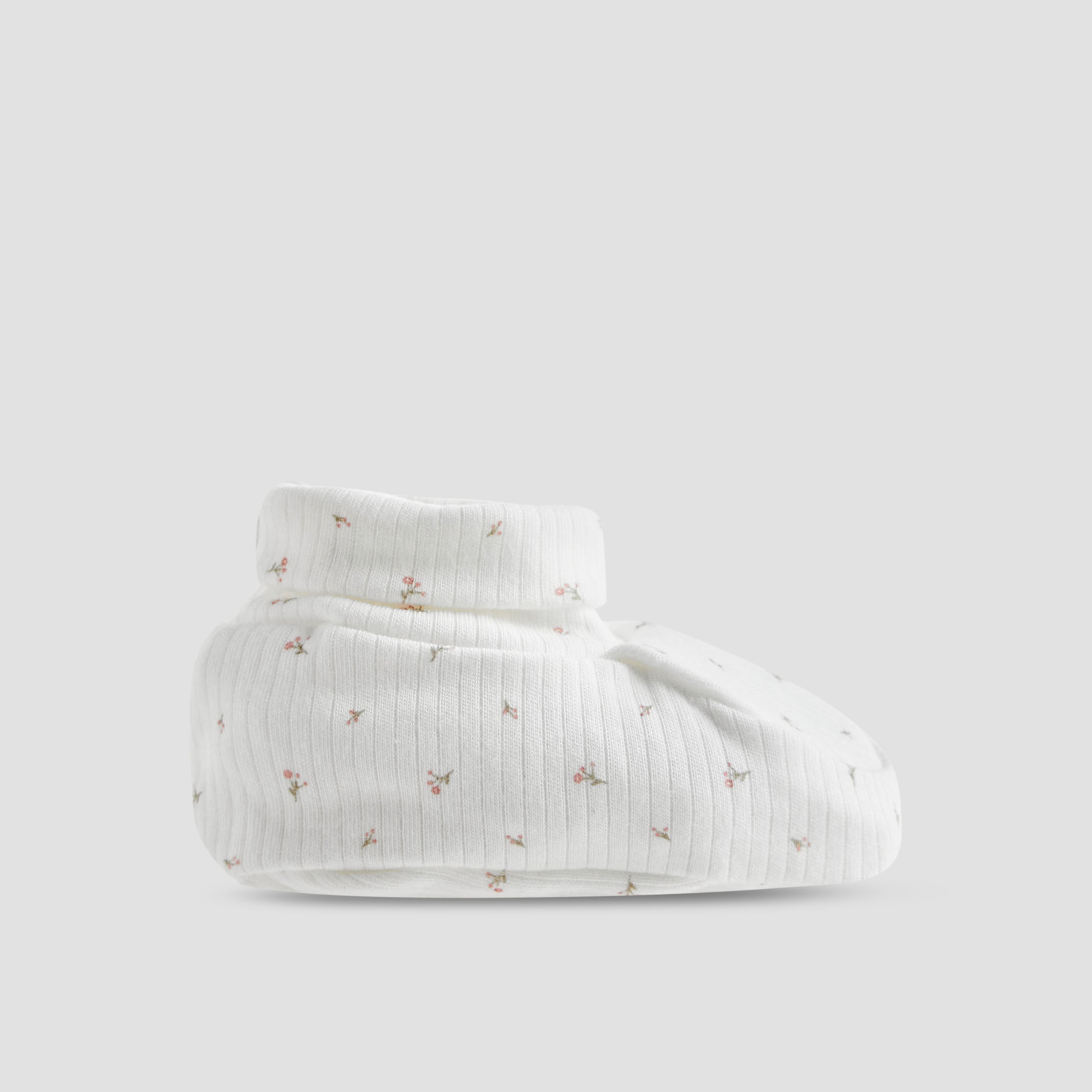 Juniors Girls Booties with Ribbed Texture - Soft Fabric - Set of 2