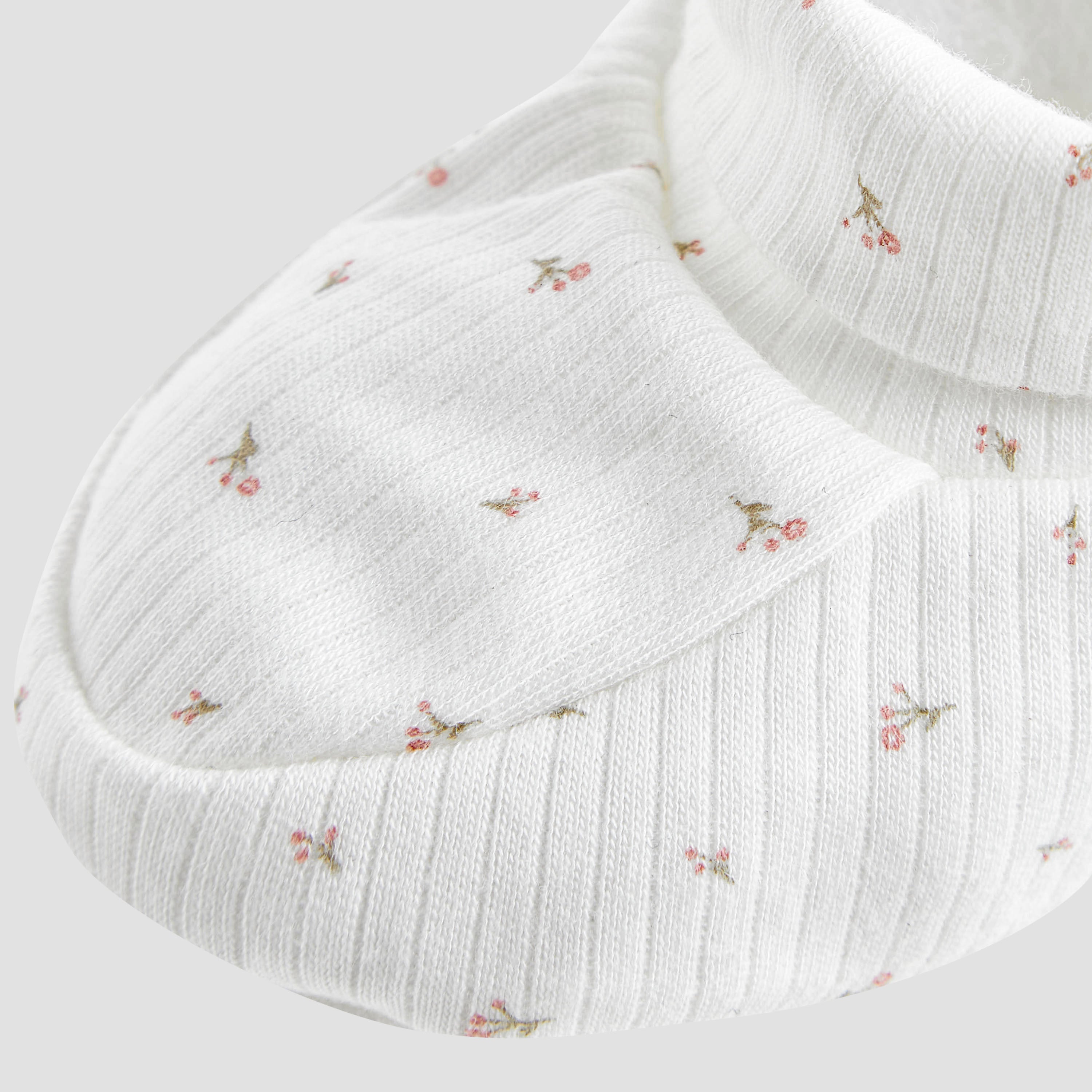 Juniors Girls Booties with Ribbed Texture - Soft Fabric - Set of 2