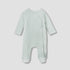 Juniors Jacquard Textured Sleepsuit with Long Sleeves - Green / 9-12 mths