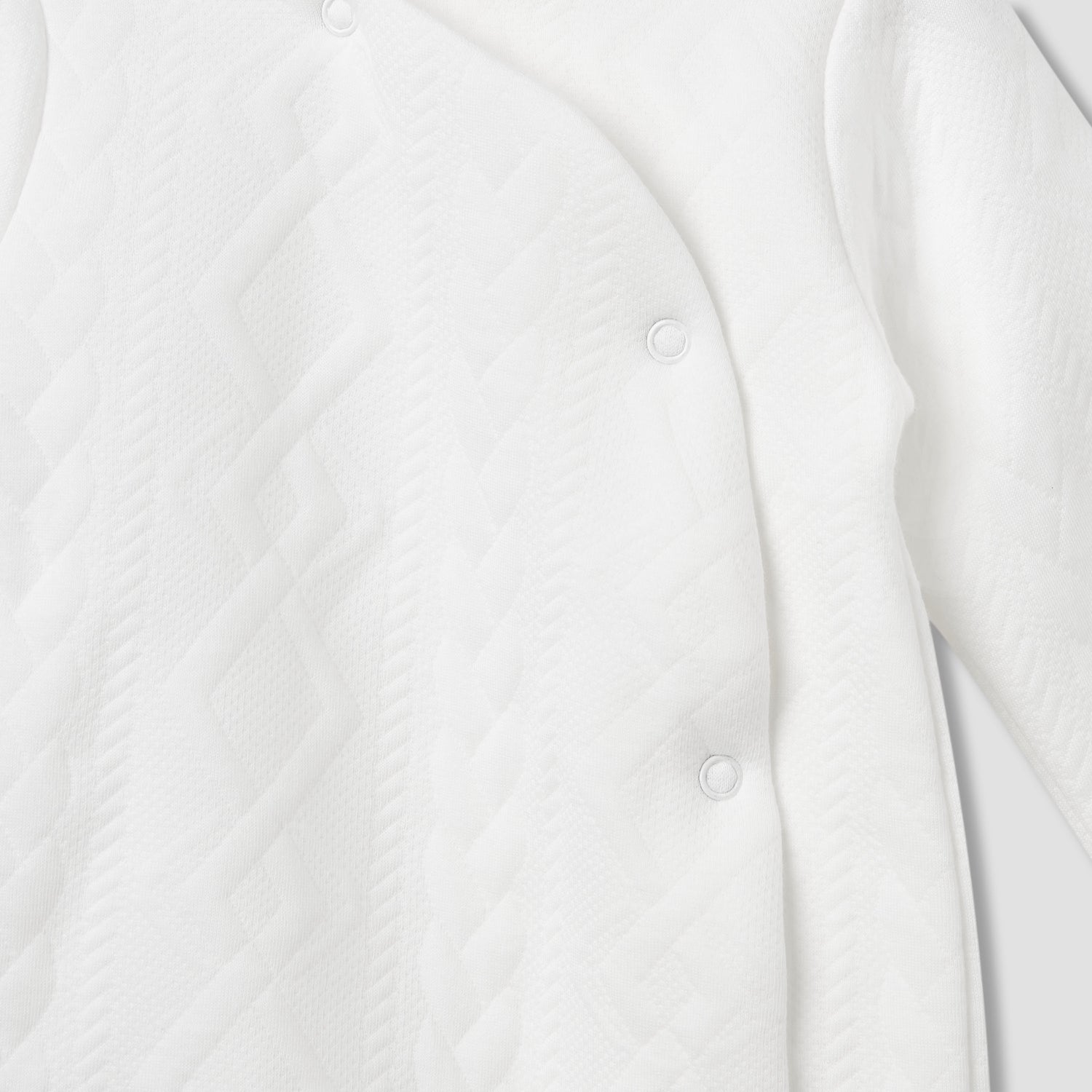 Juniors Jacquard Textured Sleepsuit with Long Sleeves