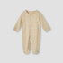 Juniors Striped Closed Feet Sleepsuit with Long Sleeves - Brown / 12-18 mths