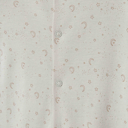 Juniors Stars Print Sleepsuit with Long Sleeves