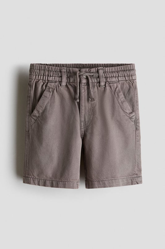 Cotton twill shorts