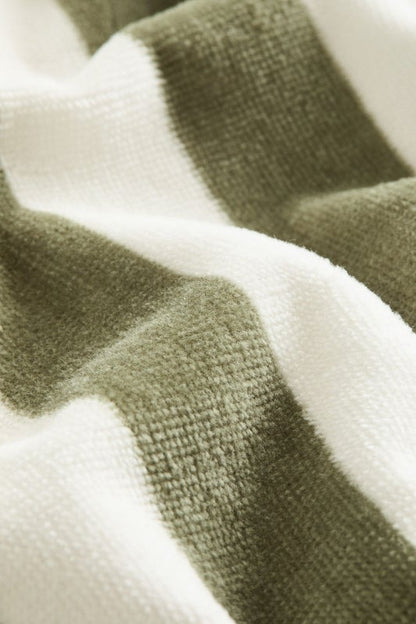 Cotton terry dressing gown