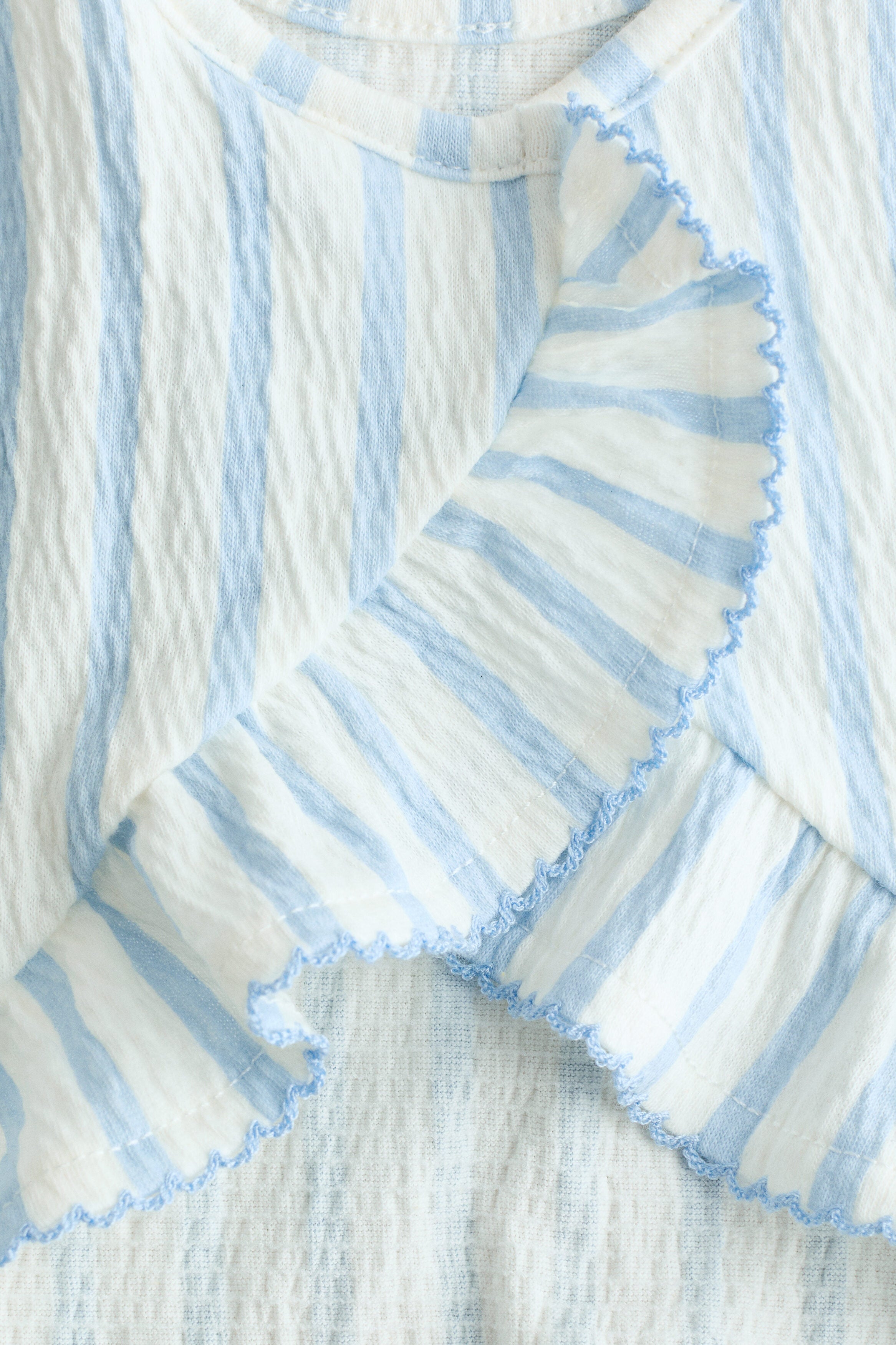 2-piece crinkled cotton set