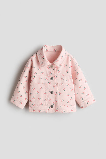Printed twill jacket Image 1 of 2