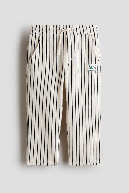 Terry drawstring trousers