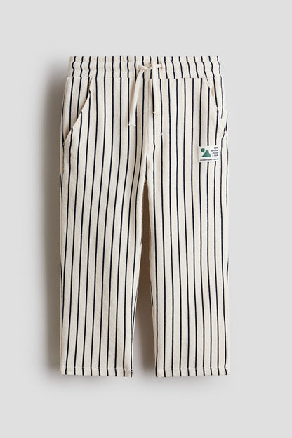 Terry drawstring trousers