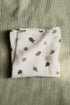 Muslin baby blanket - White Puppies