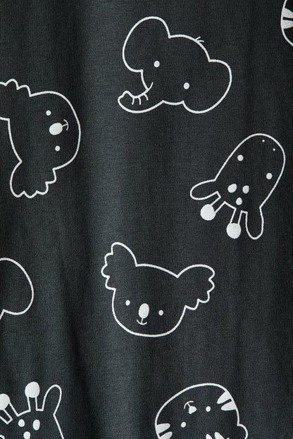 Patterned sleepsuit