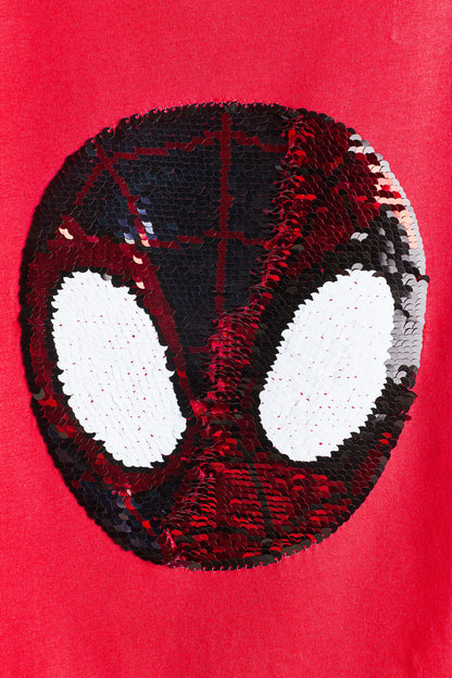 Reversible sequin T-shirt