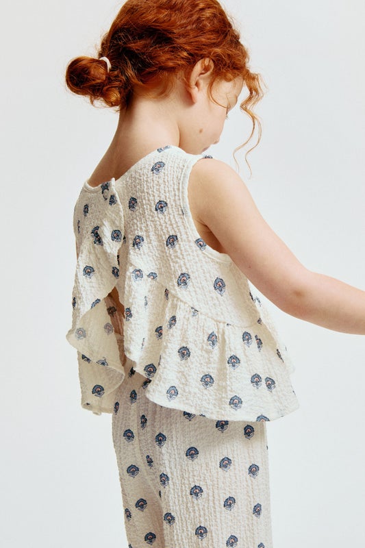2-piece crinkled jersey set