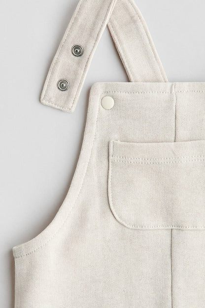 Sweatshirt dungaree shorts Image 2 of 2