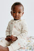 Printed pointelle sleepsuit - Cream Bambi / 2-3 Years