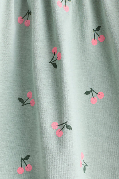 Patterned cotton dress