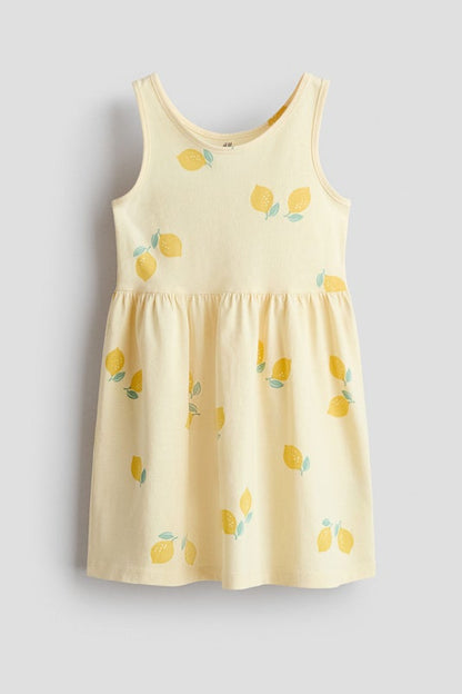 Patterned cotton dress