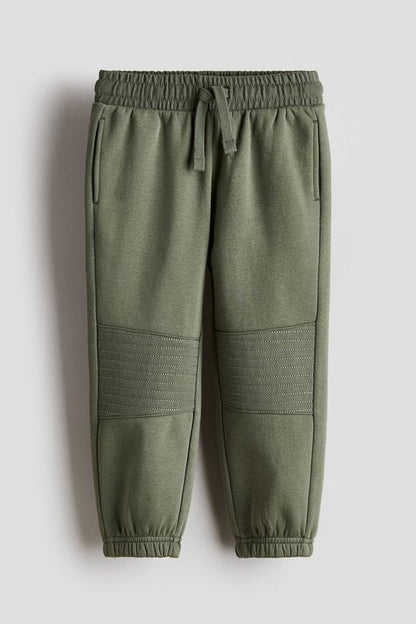 Reinforced-knee joggers