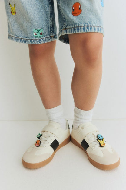 Appliquéd trainers