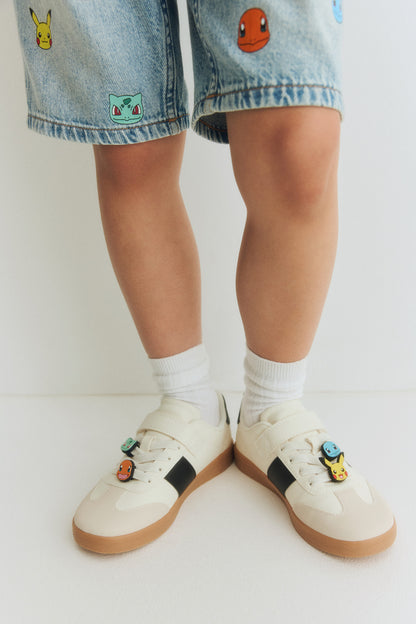 Appliquéd trainers - Cream Pokemon / 13.5