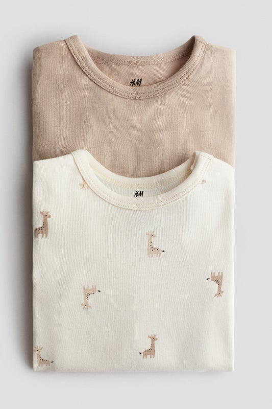 2-pack long-sleeved bodysuits