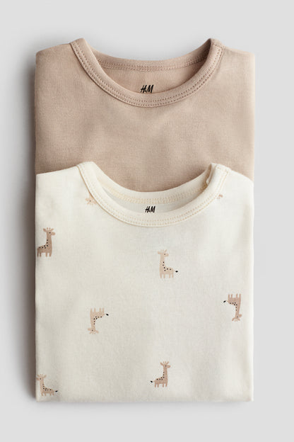 2-pack long-sleeved bodysuits