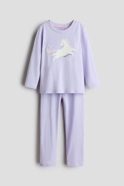 Printed cotton pyjamas