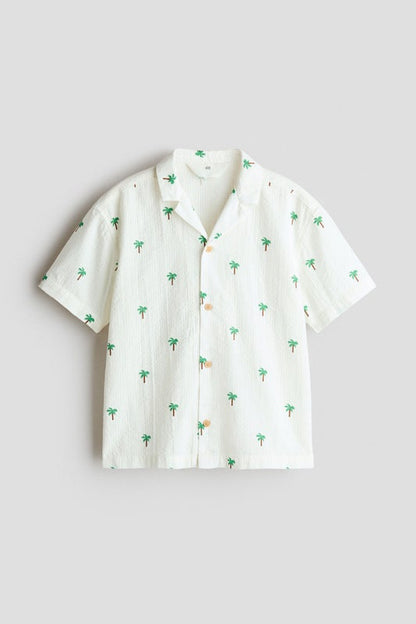 Seersucker resort shirt