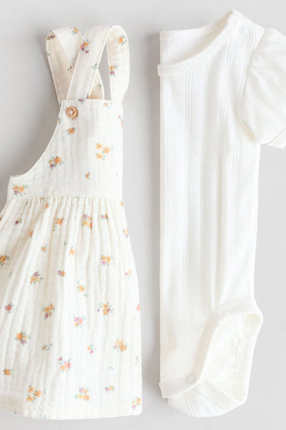 2-piece dress and bodysuit set