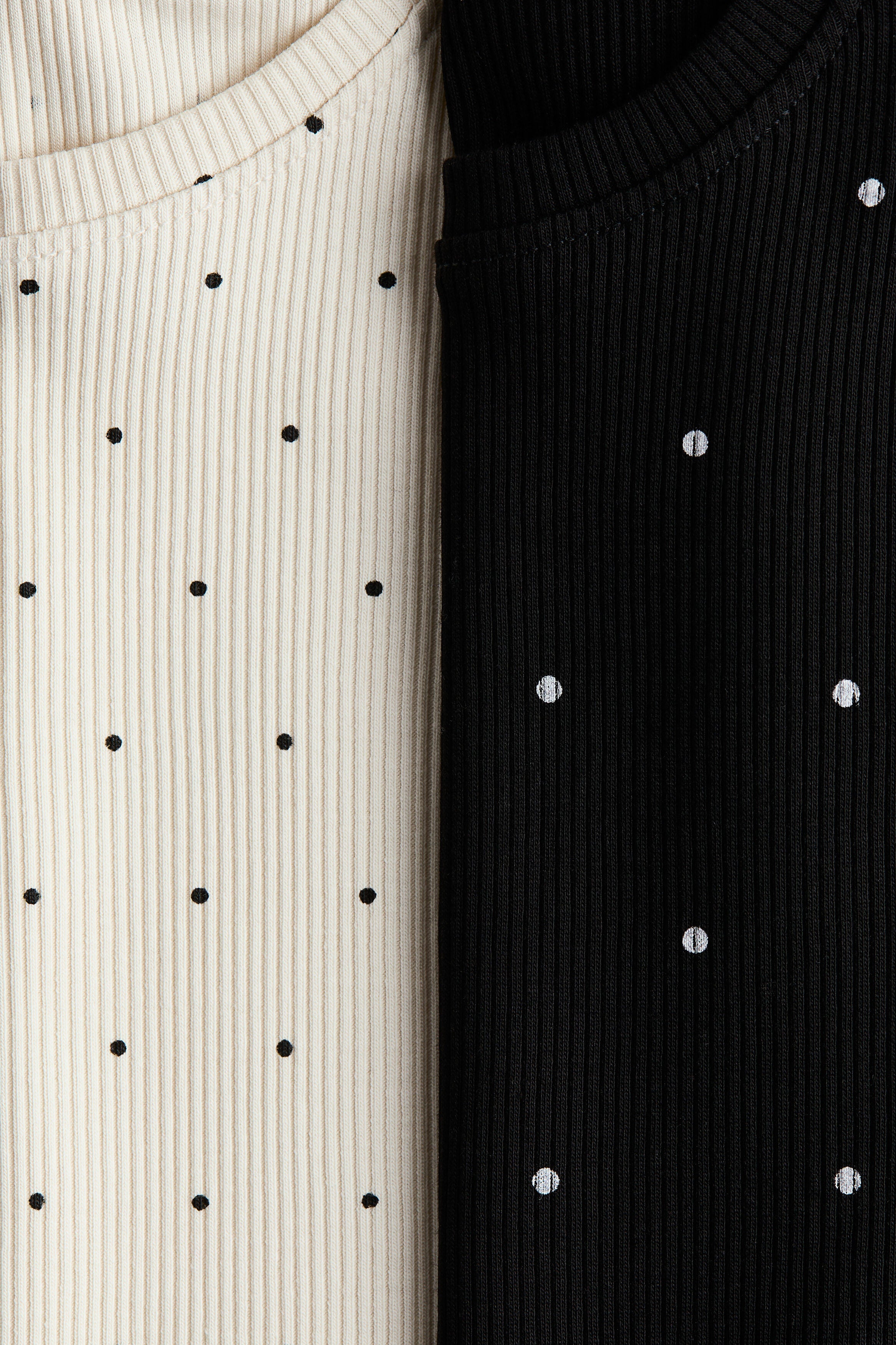 2-pack flounce-trimmed tops