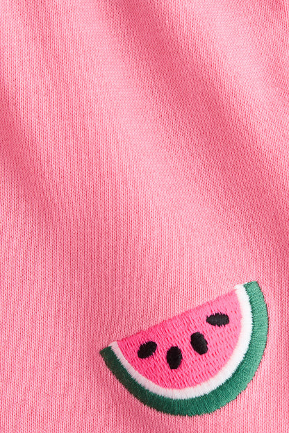 Embroidered sweatshorts
