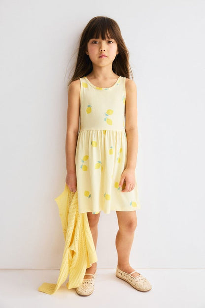 Patterned cotton dress