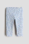 Printed cotton leggings