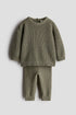 2-piece cotton knit set - 12M