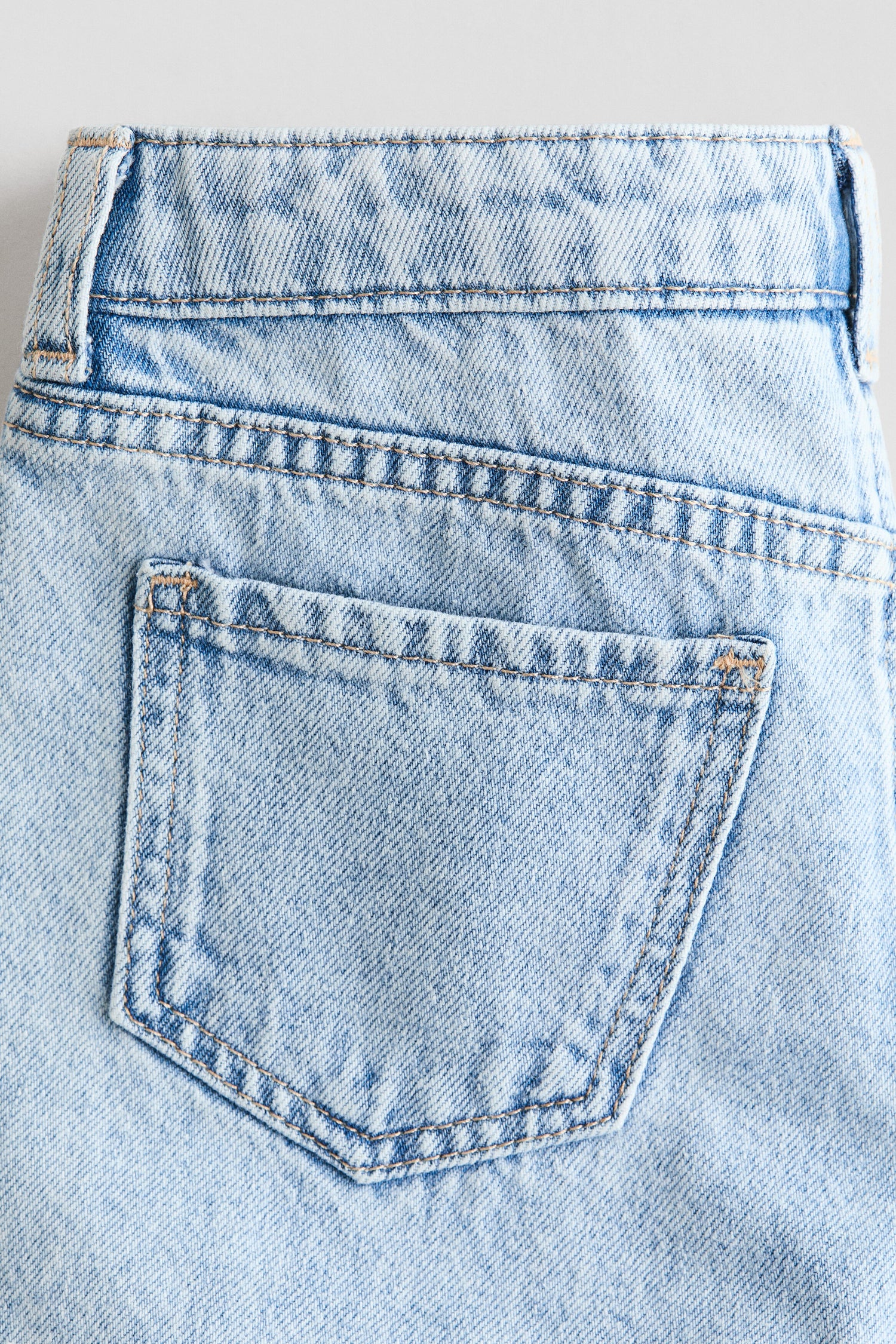 Superstretch denim shorts