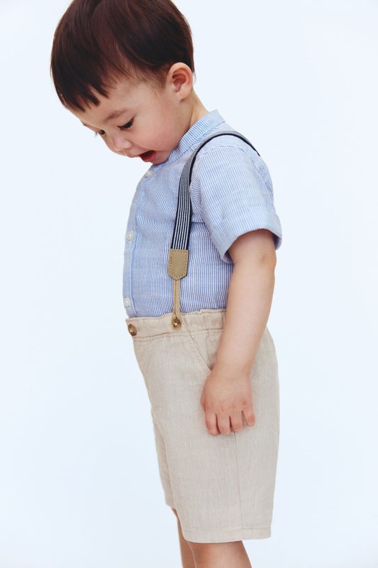 2-piece set with braces