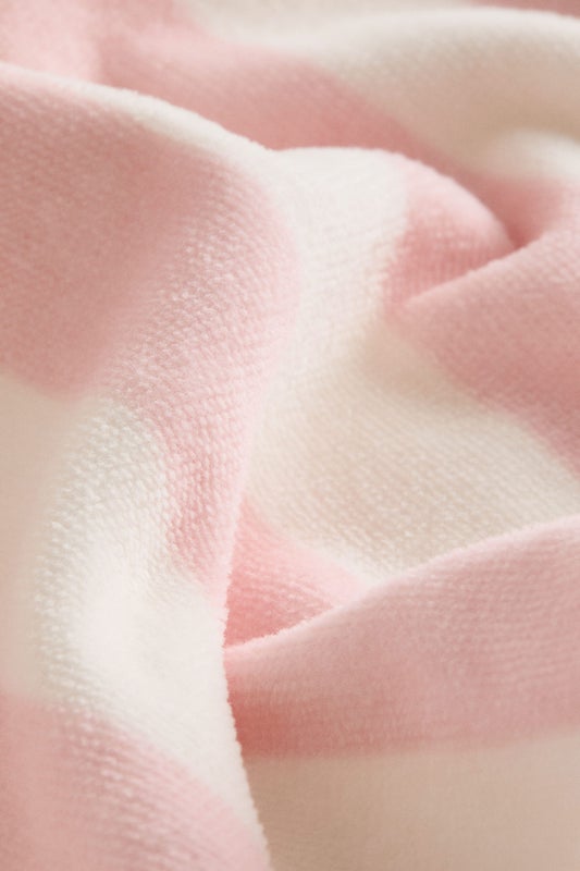 Cotton terry dressing gown
