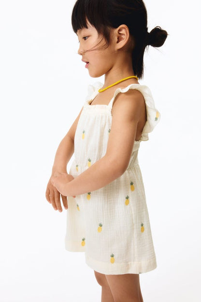 Cotton muslin jumpsuit