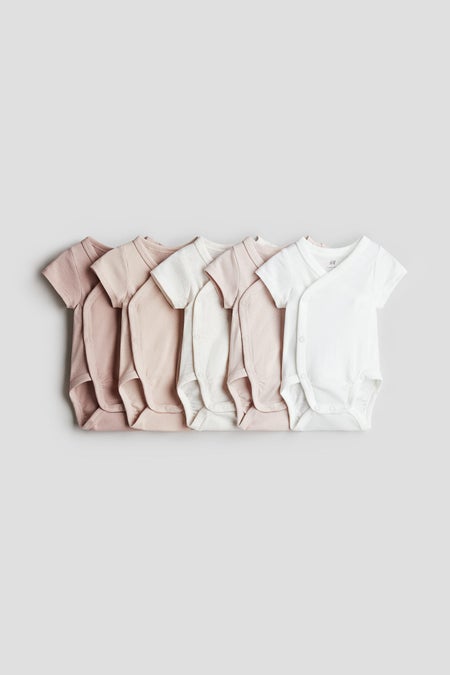 5-pack cotton bodysuits