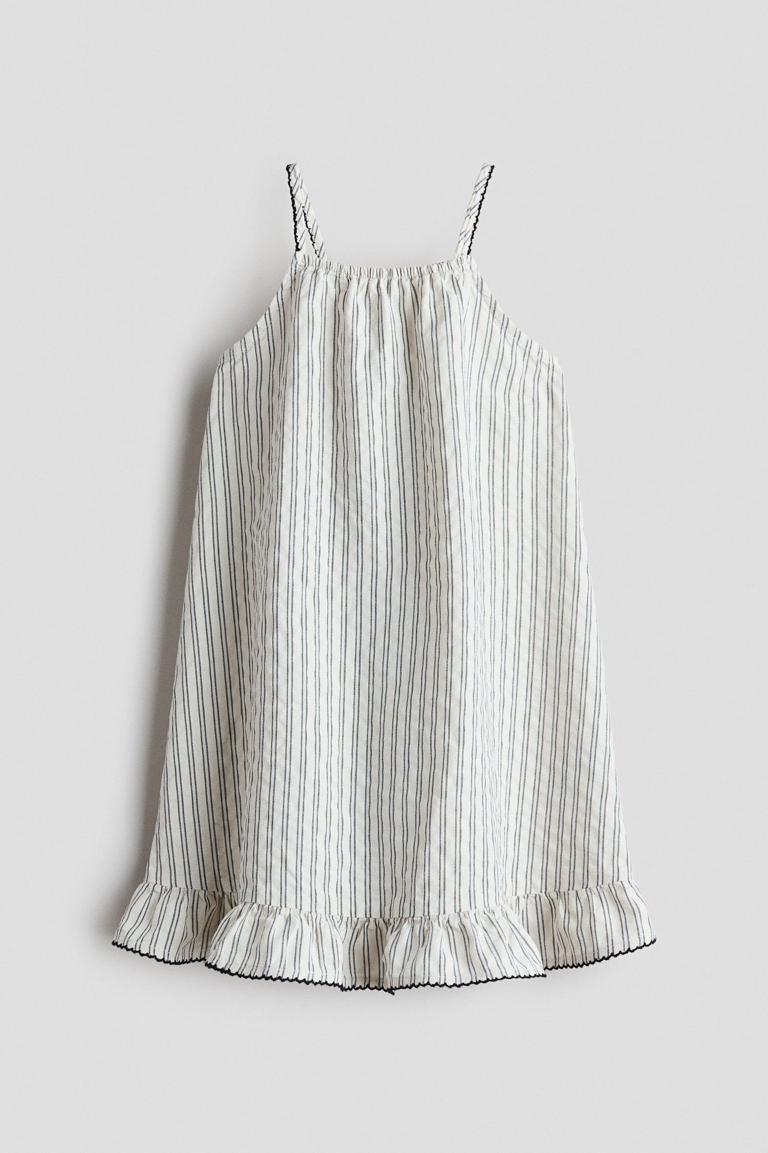 Flounced strappy dress